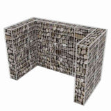 vidaXL Gabion Single Bin Enclosure 110x100x120 cm Steel