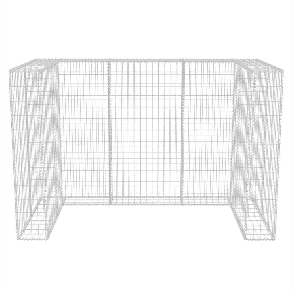 vidaXL Gabion Single Bin Enclosure 110x100x120 cm Steel