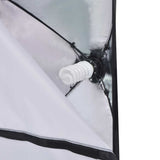 vidaXL Photo Studio Set with 5 Backdrops & 2 Softboxes
