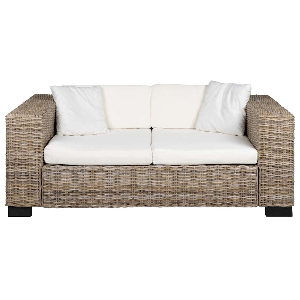 vidaXL 2-Seater Sofa Set Rattan 7-Piece