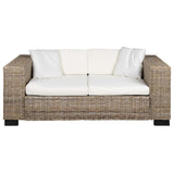 vidaXL 2-Seater Sofa Set Rattan 7-Piece