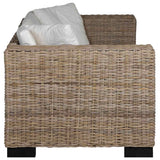 vidaXL 2-Seater Sofa Set Rattan 7-Piece