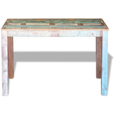vidaXL Dining Table 115x60x76 cm Solid Reclaimed Wood
