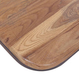 vidaXL Eetkamerstoelen 2 st massief teakhout