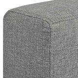 vidaXL Armchair fabric light gray