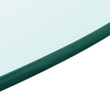 vidaXL Tafelblad van gehard glas 300 mm rond