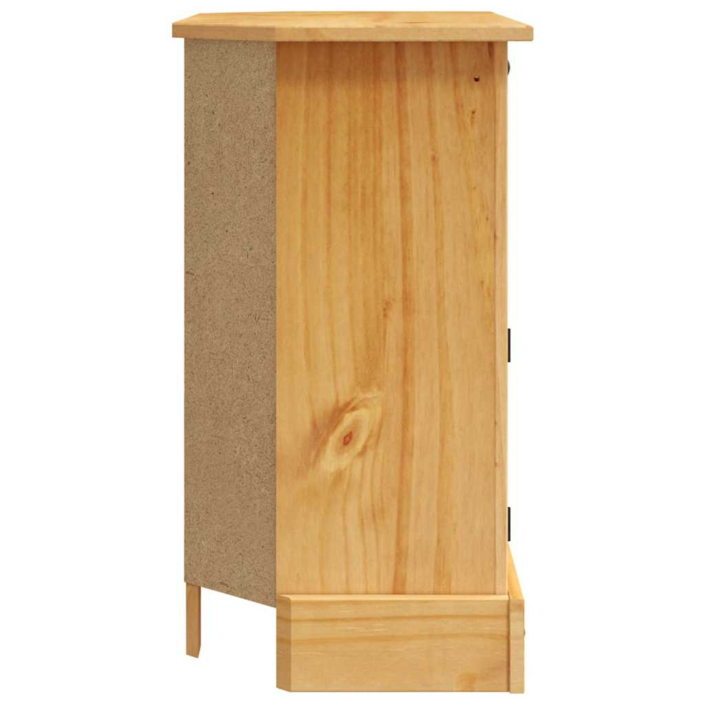vidaXL Wandtafel Mexicaans grenenhout Corona-stijl 80x43x78 cm