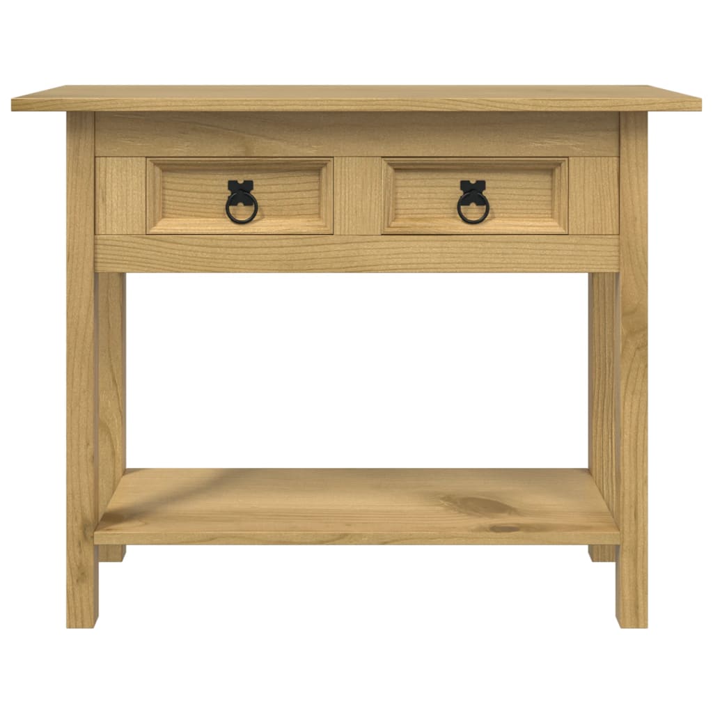 vidaXL Console Table Mexican Pine Wood Corona Style 93x34.5x73 cm