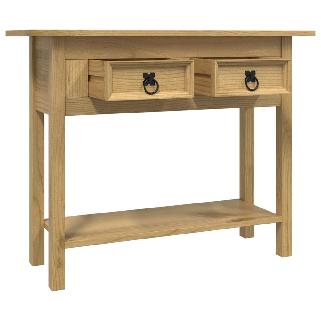 vidaXL Console Table Mexican Pine Wood Corona Style 93x34.5x73 cm