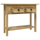 vidaXL Console Table Mexican Pine Wood Corona Style 93x34.5x73 cm