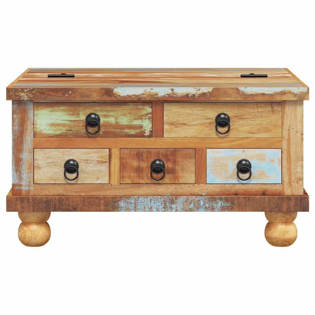 vidaXL Coffee Table 70x70x38 cm Recycled Wood