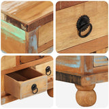 vidaXL Coffee Table 70x70x38 cm Recycled Wood