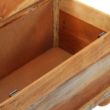 vidaXL Coffee Table 70x70x38 cm Recycled Wood