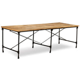 vidaXL Dining table 240 cm solid mango wood