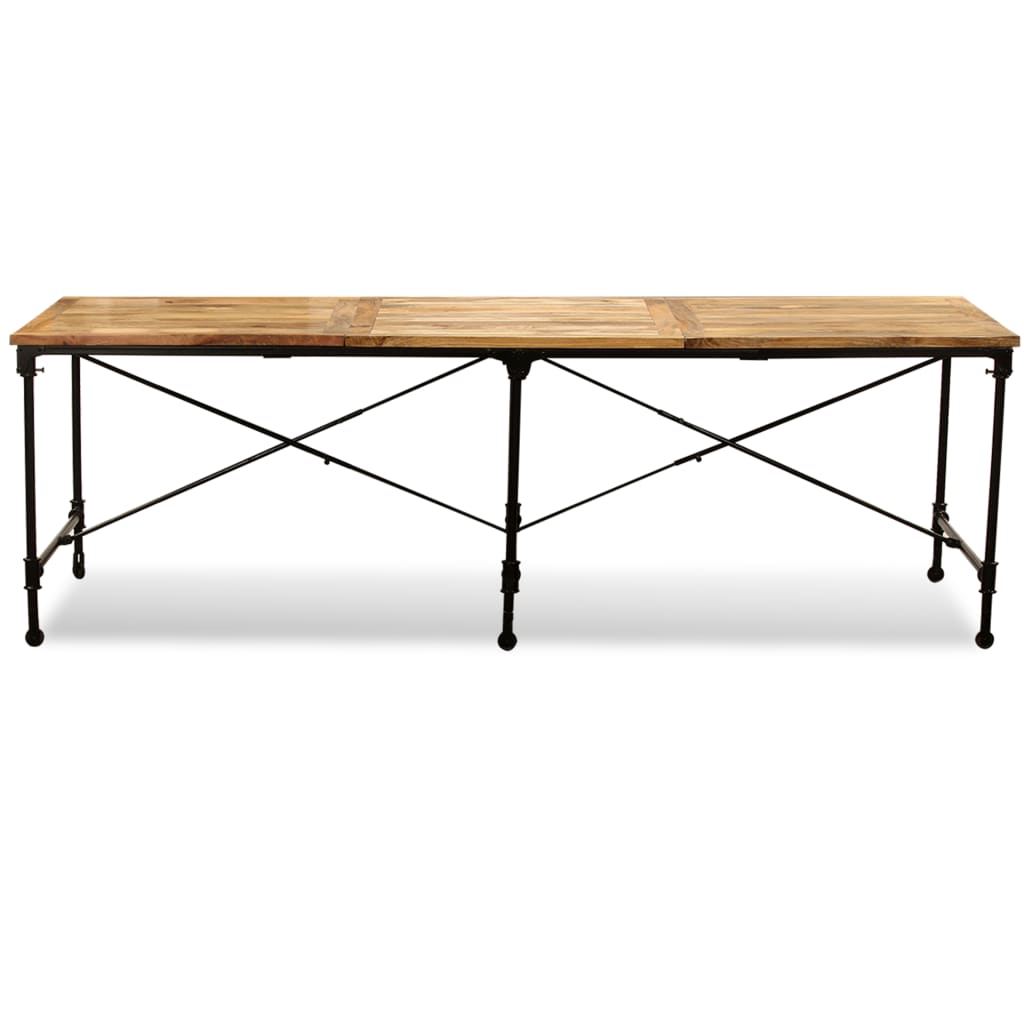 vidaXL Dining table 240 cm solid mango wood