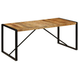 vidaXL Dining Table 180 cm Solid Rough Mango Wood