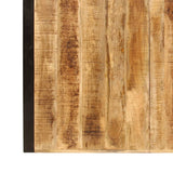 vidaXL Dining Table 180 cm Solid Rough Mango Wood