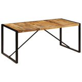 vidaXL Dining Table 180 cm Solid Rough Mango Wood