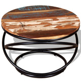 vidaXL Coffee table 60x60x40 cm solid reclaimed wood