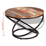 vidaXL Coffee table 60x60x40 cm solid reclaimed wood