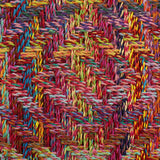 vidaXL Coffee Table Set Chindi Pattern Multicolour 2-piece