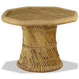 vidaXL Salontafel achthoekig 60x60x45 cm bamboe
