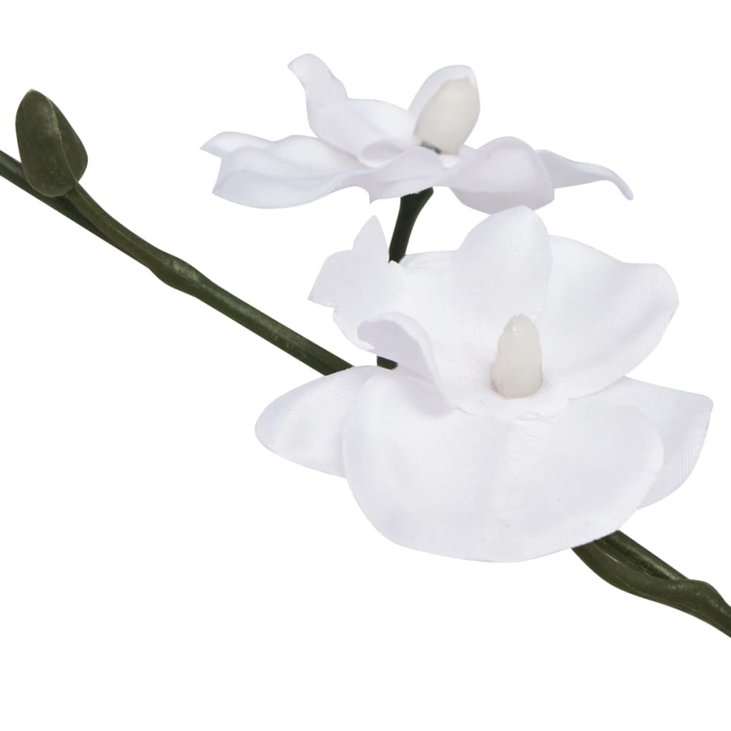 vidaXL Artificial Orchid with Pot 30 cm White