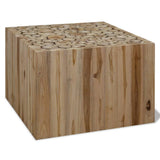 vidaXL Coffee table 50x50x35 cm solid teak wood