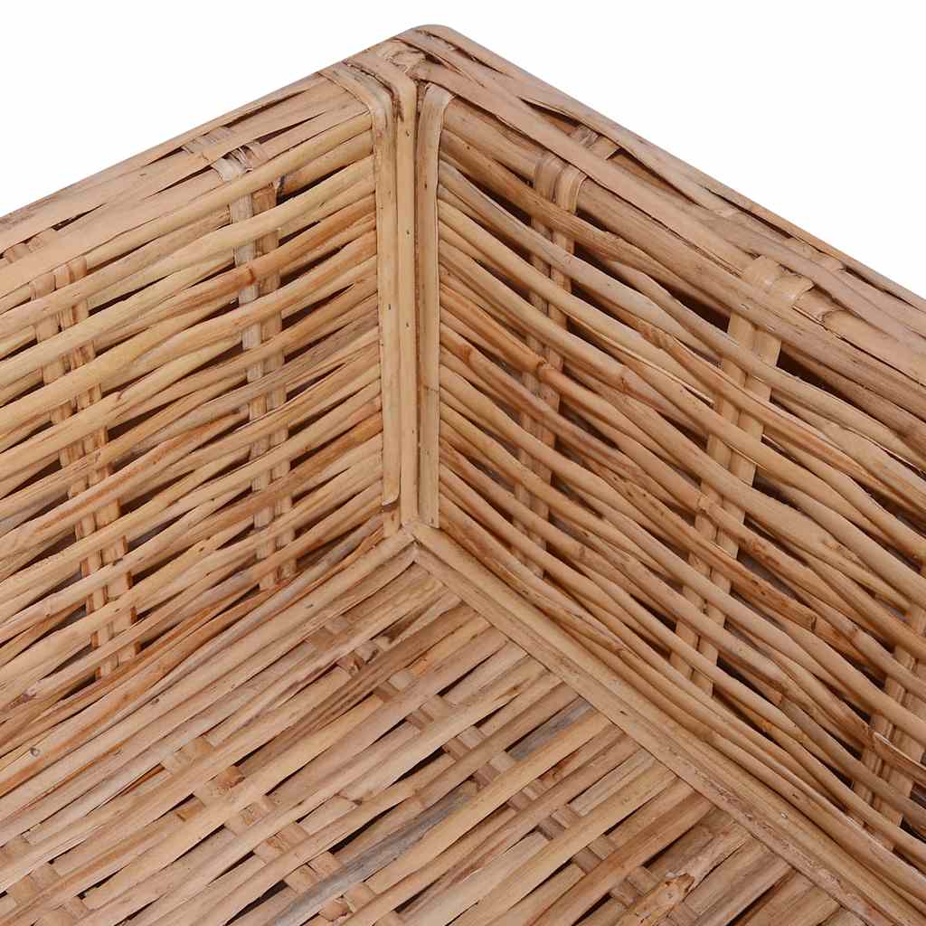 vidaXL Loungeset Natural Rattan 27-Piece