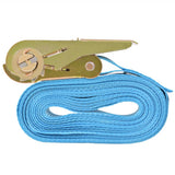 vidaXL Tie-down Straps 0.8 ton 6mx25mm blue 4 pcs