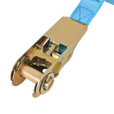 vidaXL Tie-down Straps 0.8 ton 6mx25mm blue 4 pcs