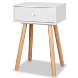 vidaXL Nachtkastjes 2 st 40x30x61 cm massif vert foncé