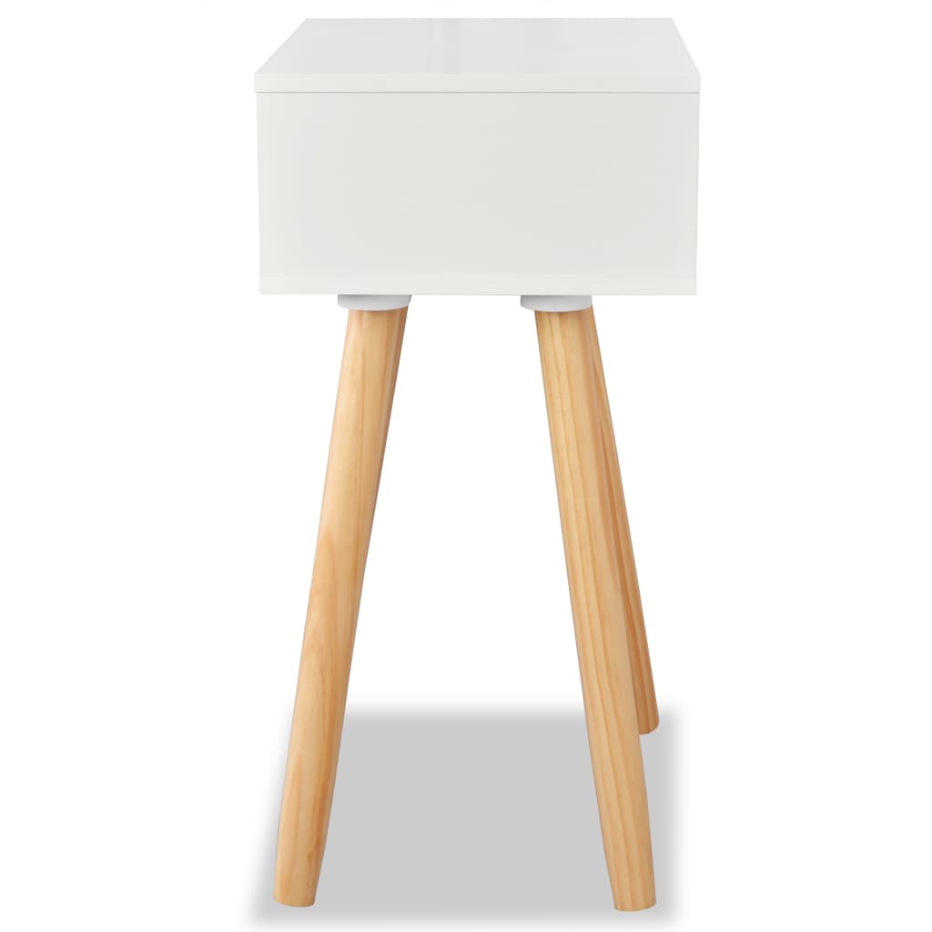 vidaXL Nachtkastjes 2 st 40x30x61 cm massif vert foncé