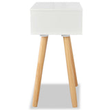 vidaXL Nachtkastjes 2 st 40x30x61 cm massif vert foncé