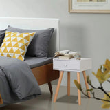 vidaXL Nachtkastjes 2 st 40x30x61 cm massif vert foncé