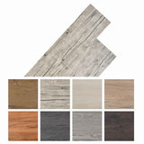 vidaXL Vloerplanken 18 pcs Bois brut 5,26 m² PVC