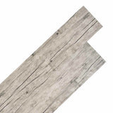 vidaXL Vloerplanken 18 pcs Bois brut 5,26 m² PVC