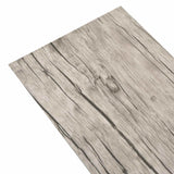 vidaXL Vloerplanken 18 pcs Bois brut 5,26 m² PVC
