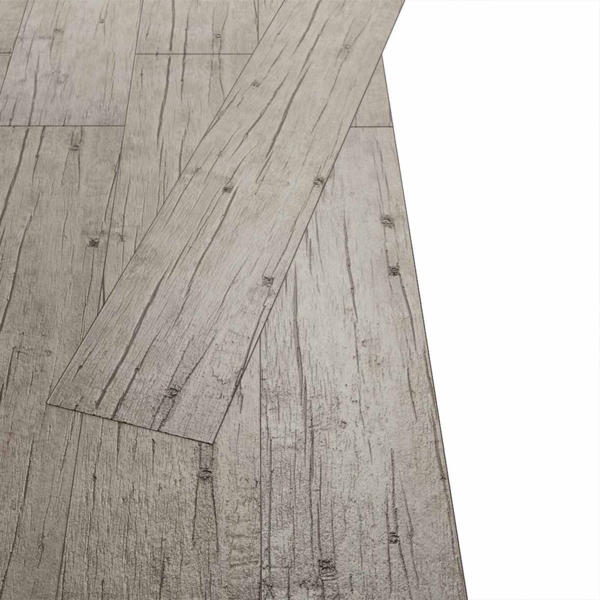vidaXL Vloerplanken 18 pcs Bois brut 5,26 m² PVC