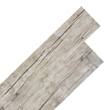 vidaXL Vloerplanken 36 pcs Bois brut 5,02 m² PVC