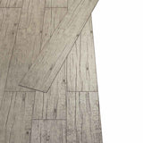 vidaXL Vloerplanken 36 pcs Bois brut 5,02 m² PVC
