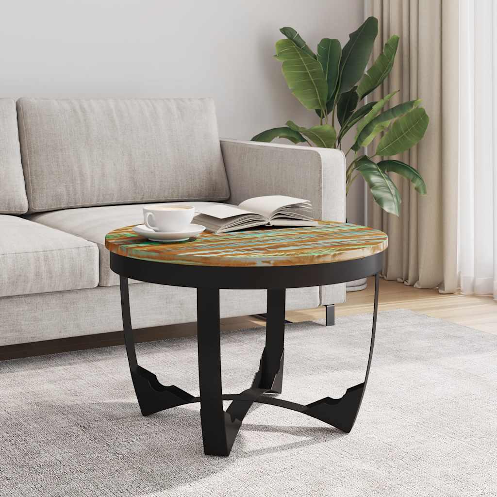 vidaXL Salontafel 60x40 cm massief gerecycled hout