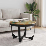 vidaXL Salontafel 60x40 cm massief gerecycled hout