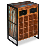 vidaXL Wine Rack for 16 Bottles Solid Reclaimed Wood