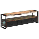 vidaXL TV cabinet 120x30x40 cm solid reclaimed wood