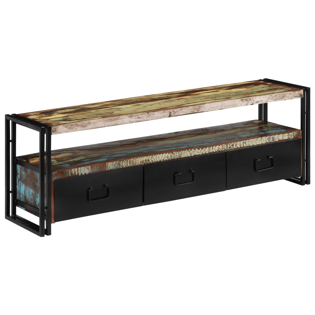 vidaXL TV cabinet 120x30x40 cm solid reclaimed wood