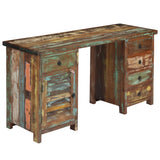 vidaXL Bureau 140x50x77 cm bois recyclé massif
