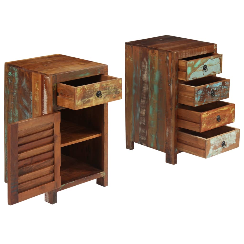 vidaXL Bureau 140x50x77 cm bois recyclé massif