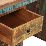 vidaXL Bureau 140x50x77 cm bois recyclé massif