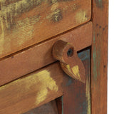 vidaXL Bureau 140x50x77 cm bois recyclé massif